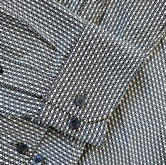 Hugo Boss Men's Geometric Pattern Shirt - Picture 3 of 3